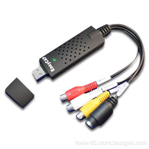 Easycap USB Video Grabber Capture, Captures High-quality Video and Audio File Directly